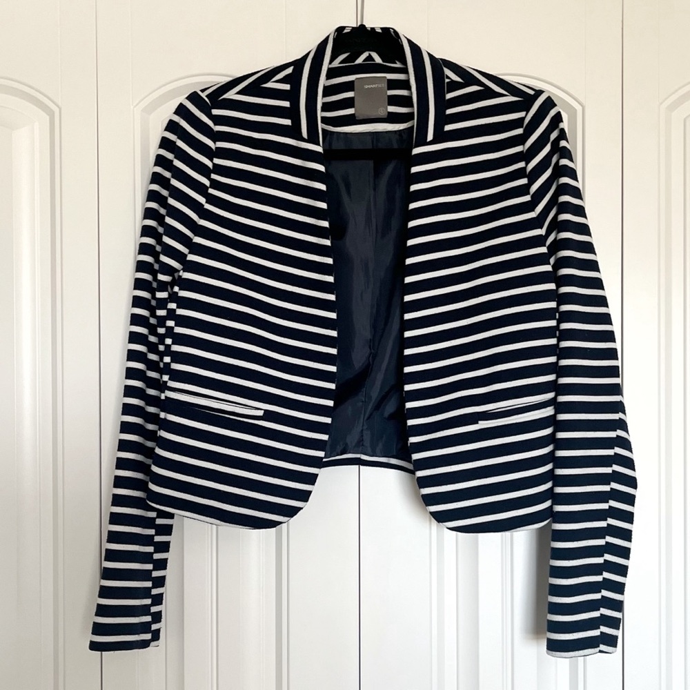 Smart Set Striped Blazer
